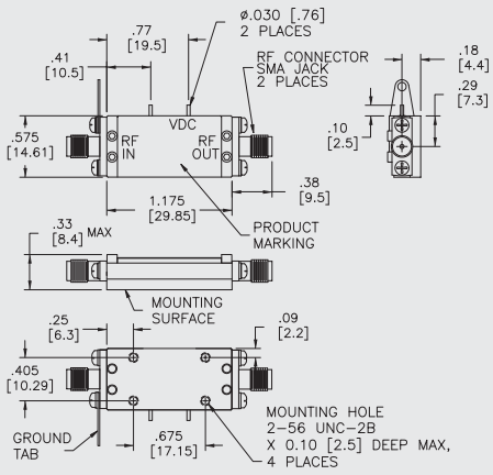 A2CP12028 COUGARPAK?放大器Teledyne防務(wù)電子